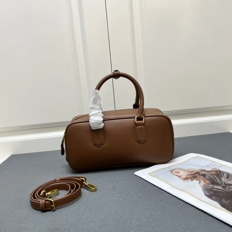 MIU MIU Brown Medium Top Handle Bag 7004SQ - Image 7