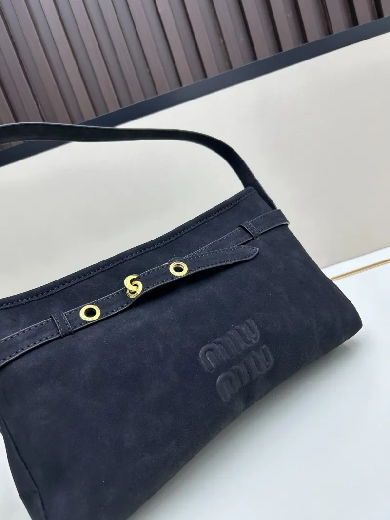 MIU MIU Black Top Handle Shoulder Bag 2505 - Image 4