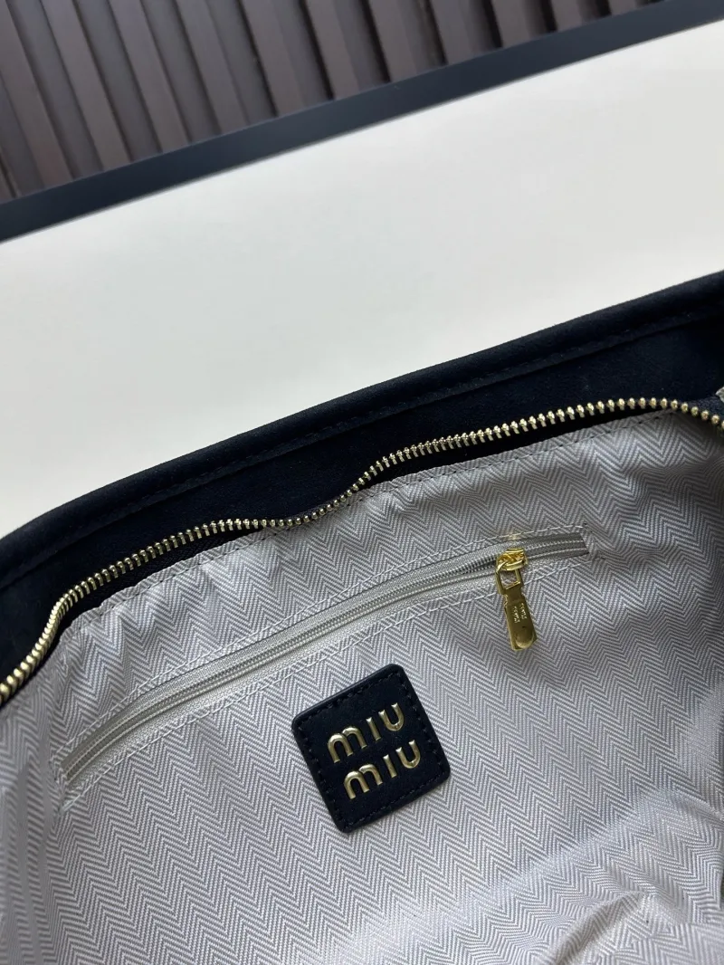 MIU MIU Black Top Handle Shoulder Bag 2505 - Image 8