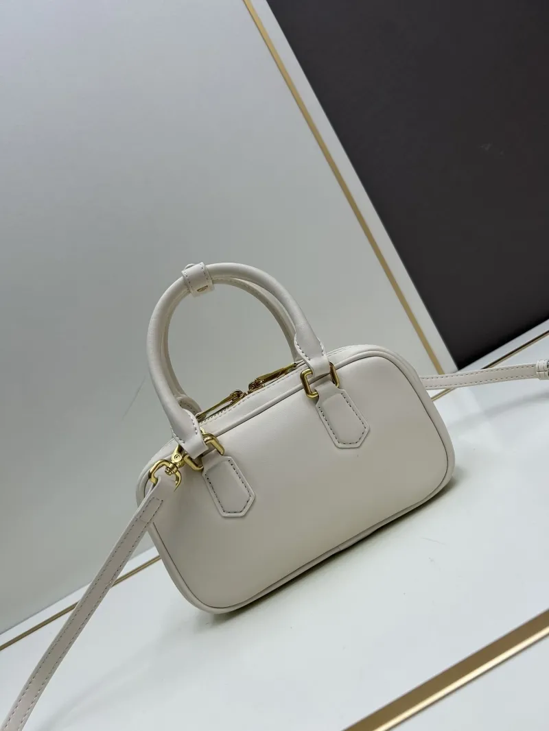Miu Miu Cream White Top Handle Crossbody Bag C7036 - Image 3