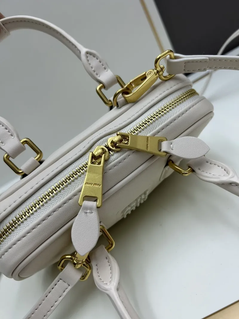 Miu Miu Cream White Top Handle Crossbody Bag C7036 - Image 6