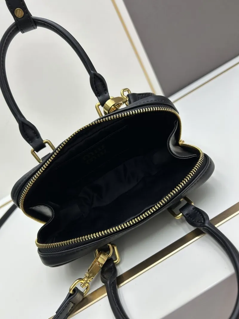 MIU MIU Black Top Handle Crossbody Bag C7036 - Image 7