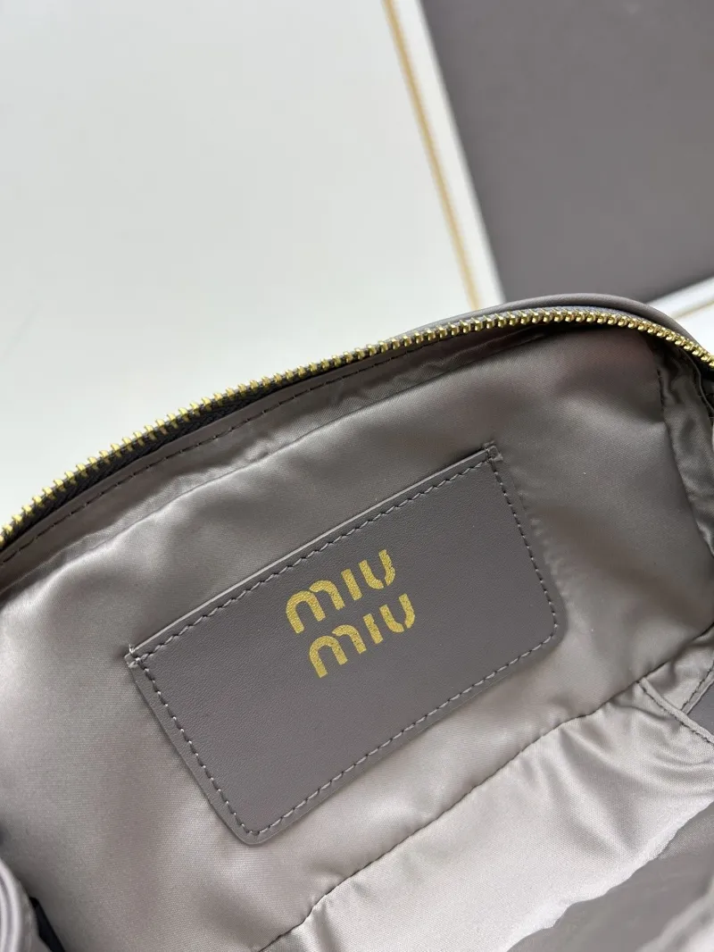 MIU MIU Gray Top Handle Crossbody Bag C7036 - Image 8