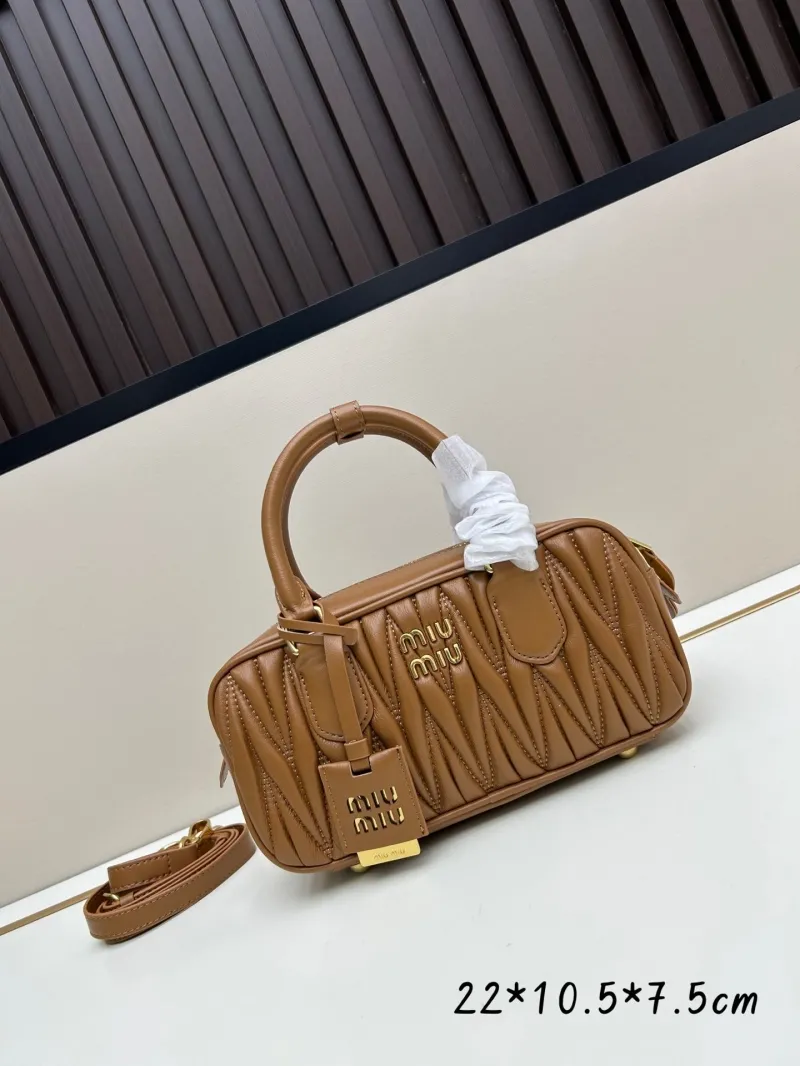 Miu Miu Brown Top Handle Bag 220