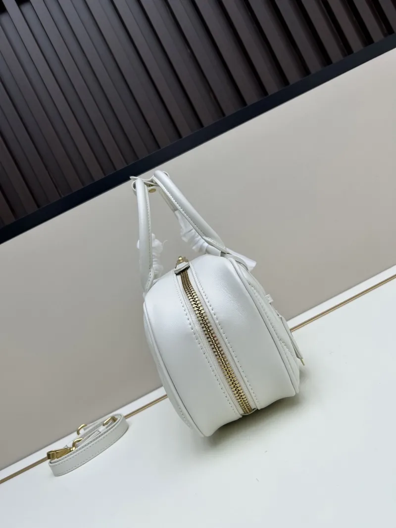 Alternative view of MIU MIU White Top Handle Bag 226