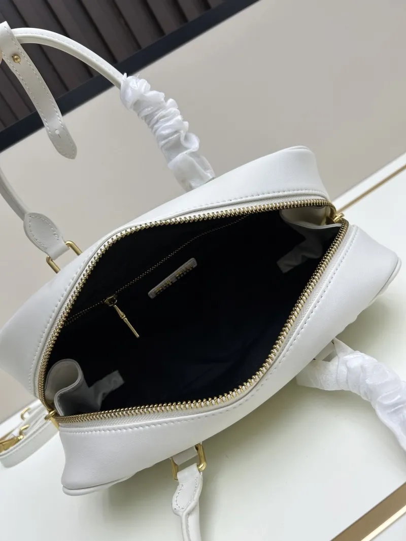 MIU MIU White Top Handle Bag 226 - Image 7