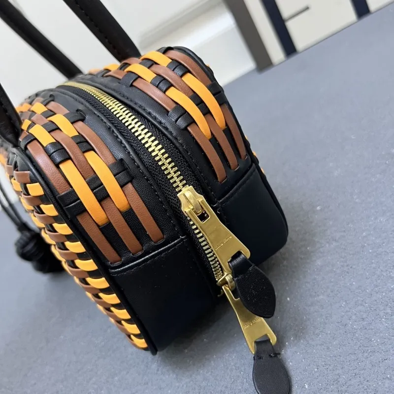 MIU MIU Small Woven Top Handle Bag 1C6648 - Image 8