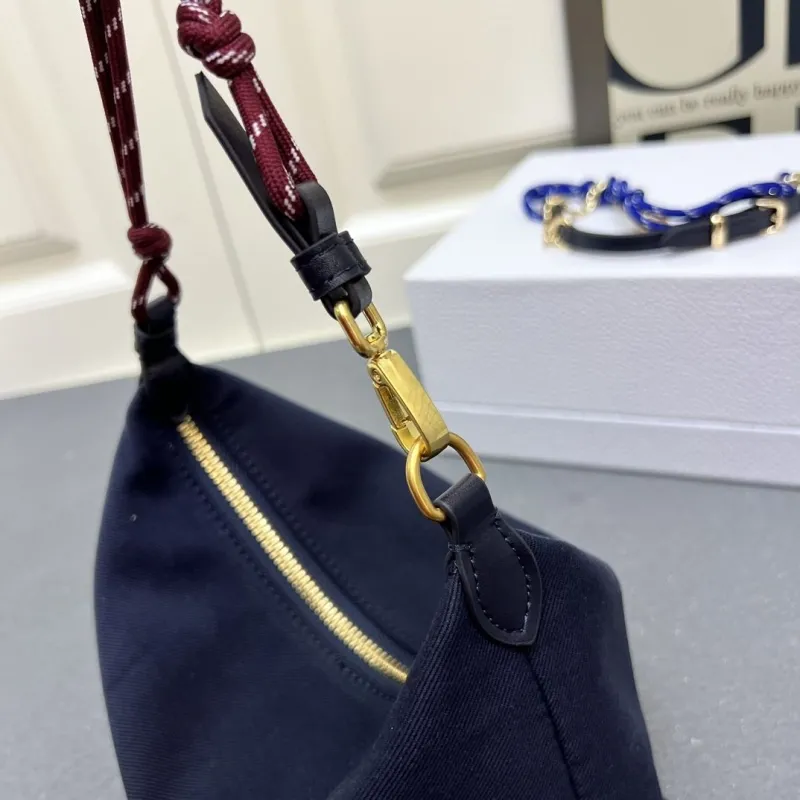MIU MIU Navy Blue Top Handle Bag 1E841 - Image 6