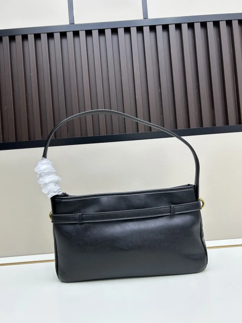 MIU MIU Black Leather Shoulder Bag Model 2505 - Image 3
