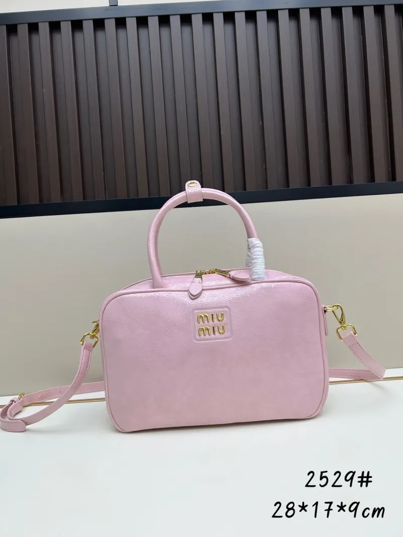 MIU MIU Pink Top Handle Crossbody Bag 2529
