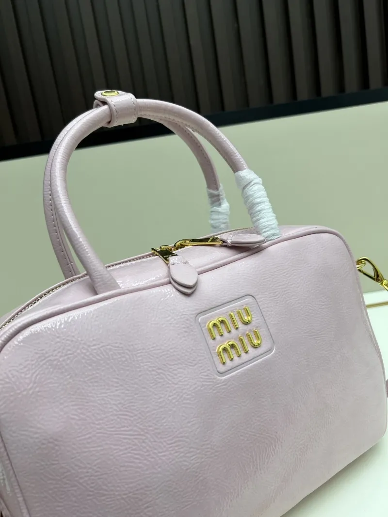 MIU MIU Pink Top Handle Crossbody Bag 2529 - Image 4