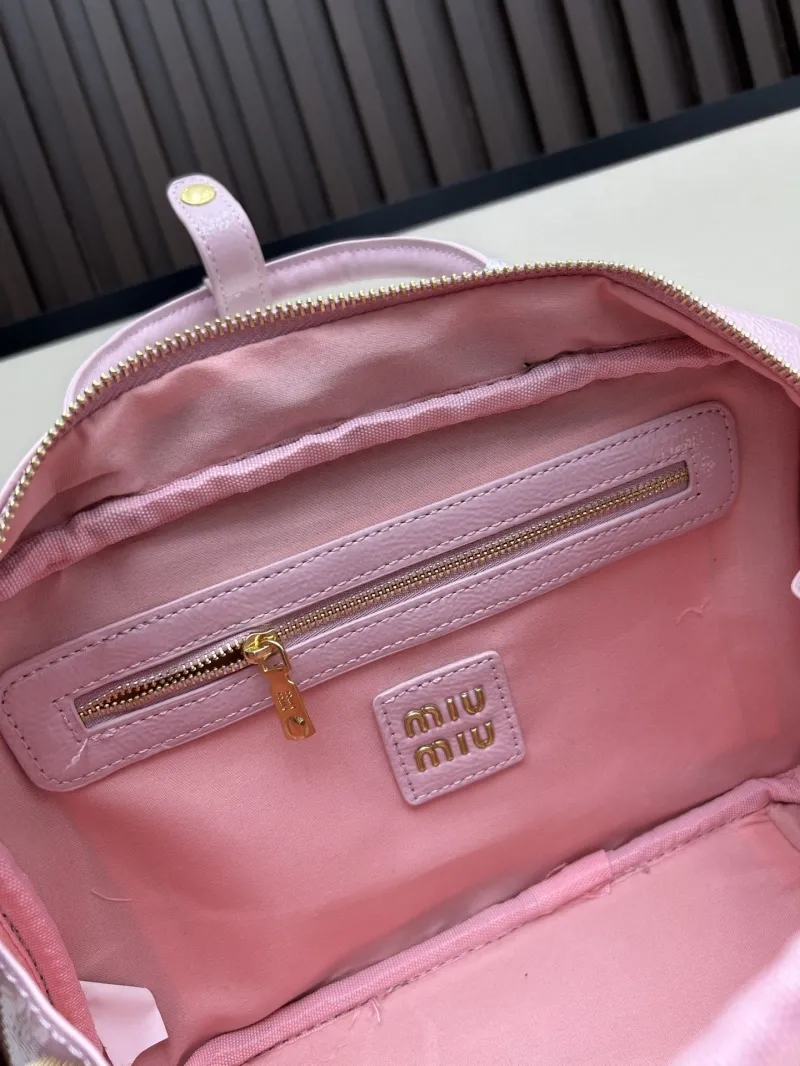 MIU MIU Pink Top Handle Crossbody Bag 2529 - Image 8