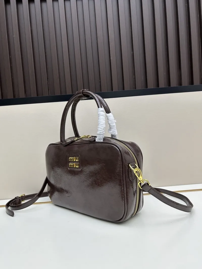 Alternative view of MIU MIU Brown Top Handle Crossbody Bag 2529