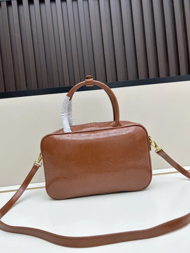 Miu Miu Brown Top Handle Bag 2529 - Image 3