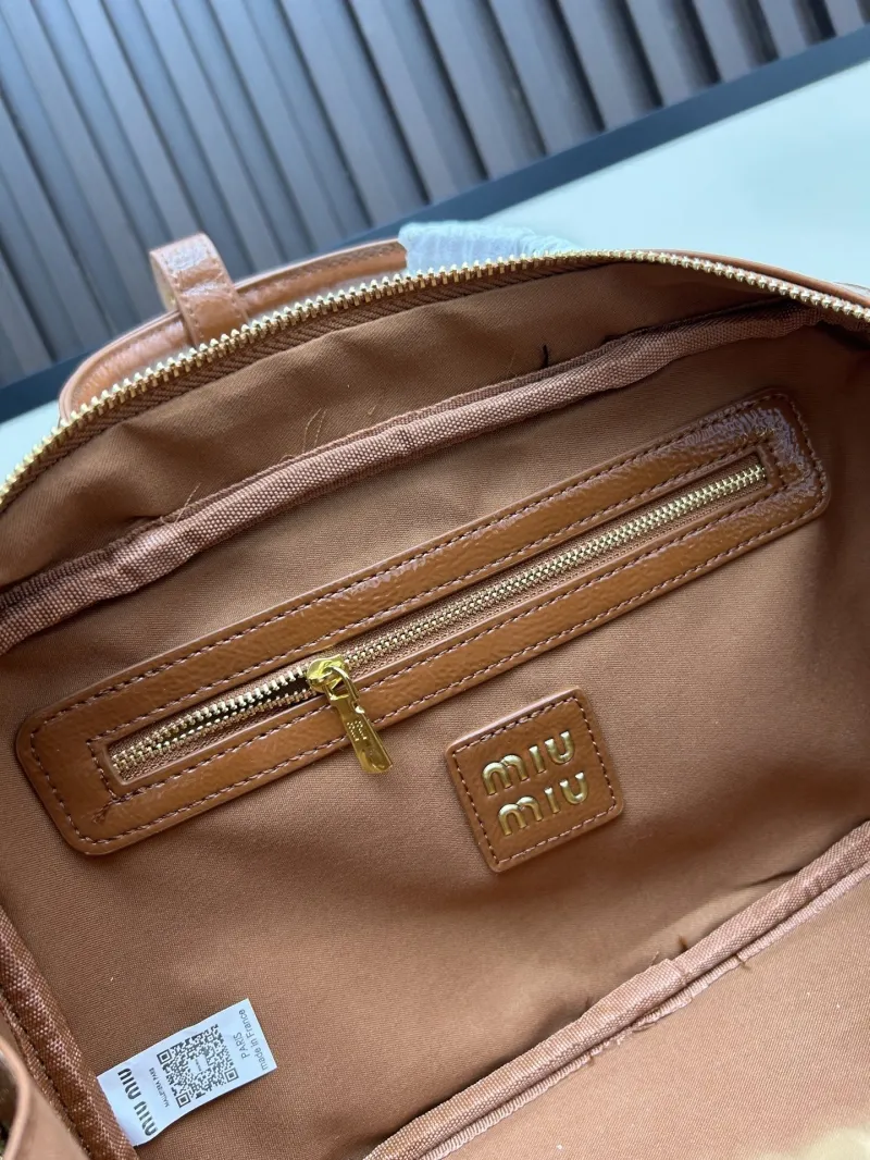 Miu Miu Brown Top Handle Bag 2529 - Image 8