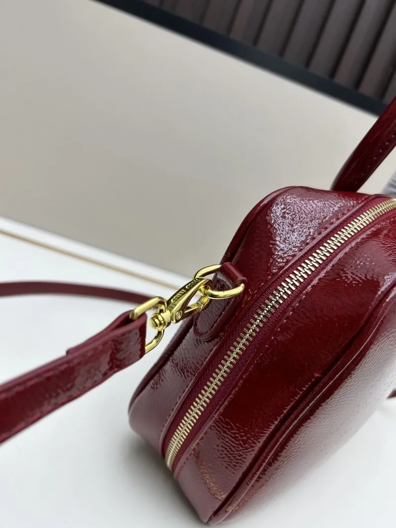 Miu Miu Red Top Handle Crossbody Bag 2529 - Image 6