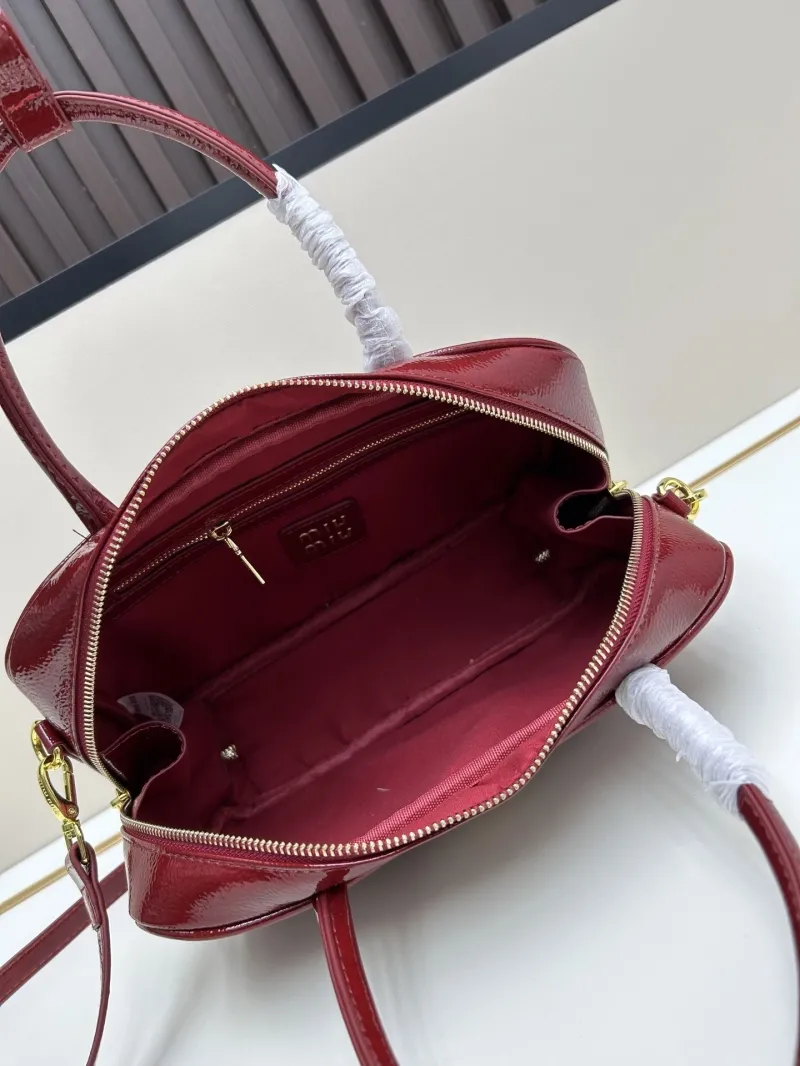 Miu Miu Red Top Handle Crossbody Bag 2529 - Image 7