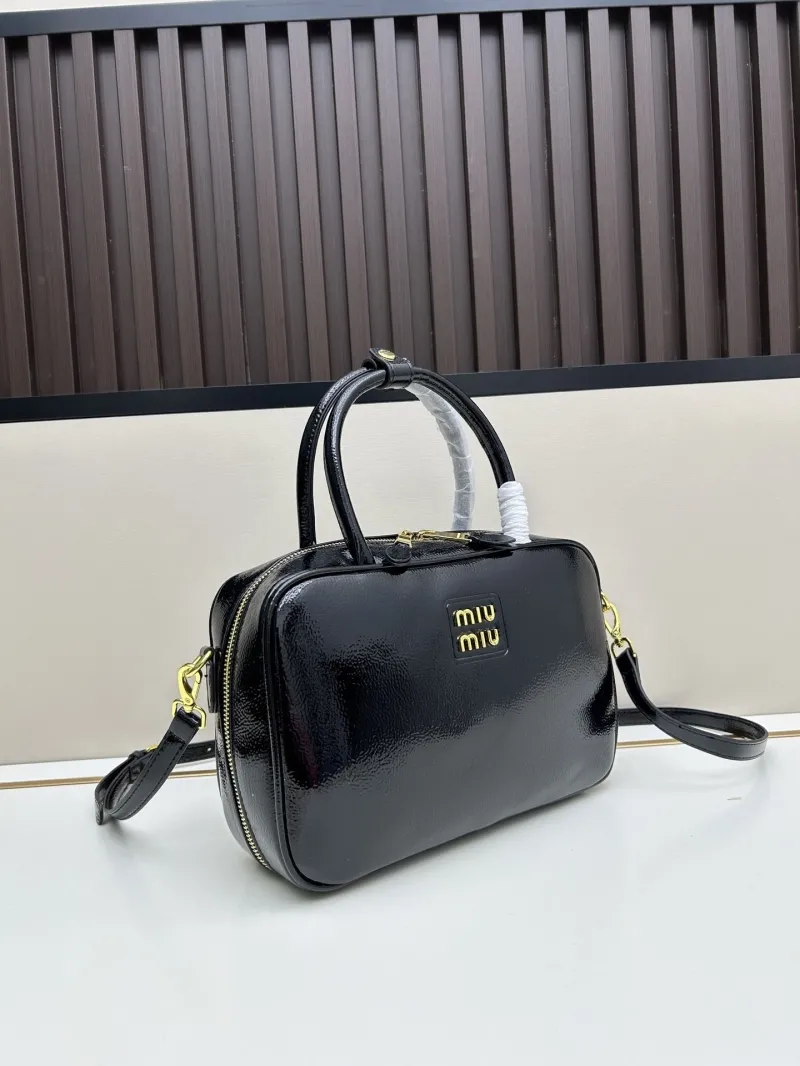 Alternative view of MIU MIU Black Top Handle Crossbody Bag 2529