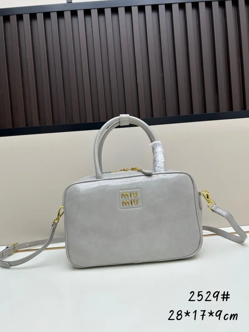 Miu Miu 2529 Patent Leather Top Handle Bag - Image 6