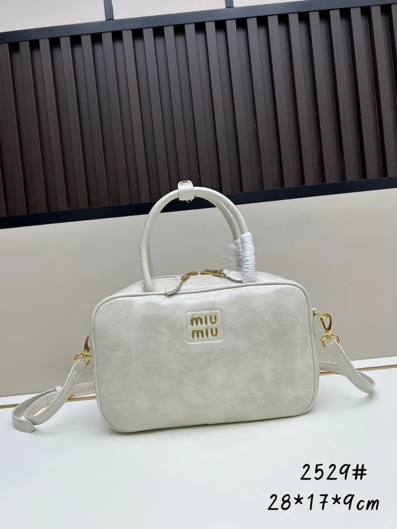 Miu Miu 2529 Patent Leather Top Handle Bag - Image 7