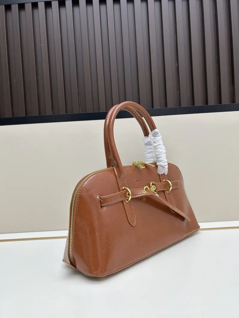 Alternative view of MIU MIU Brown Top Handle Bag 2526