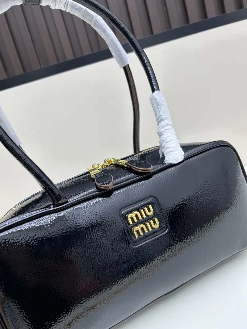MIU MIU Black Top Handle Bag 2503 - Image 4