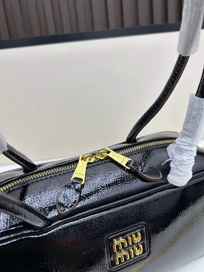 MIU MIU Black Top Handle Bag 2503 - Image 6