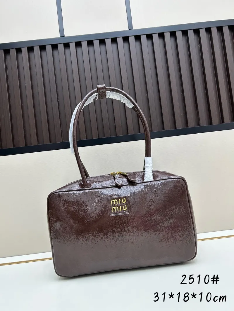 MIU MIU Brown Top Handle Bag 2510
