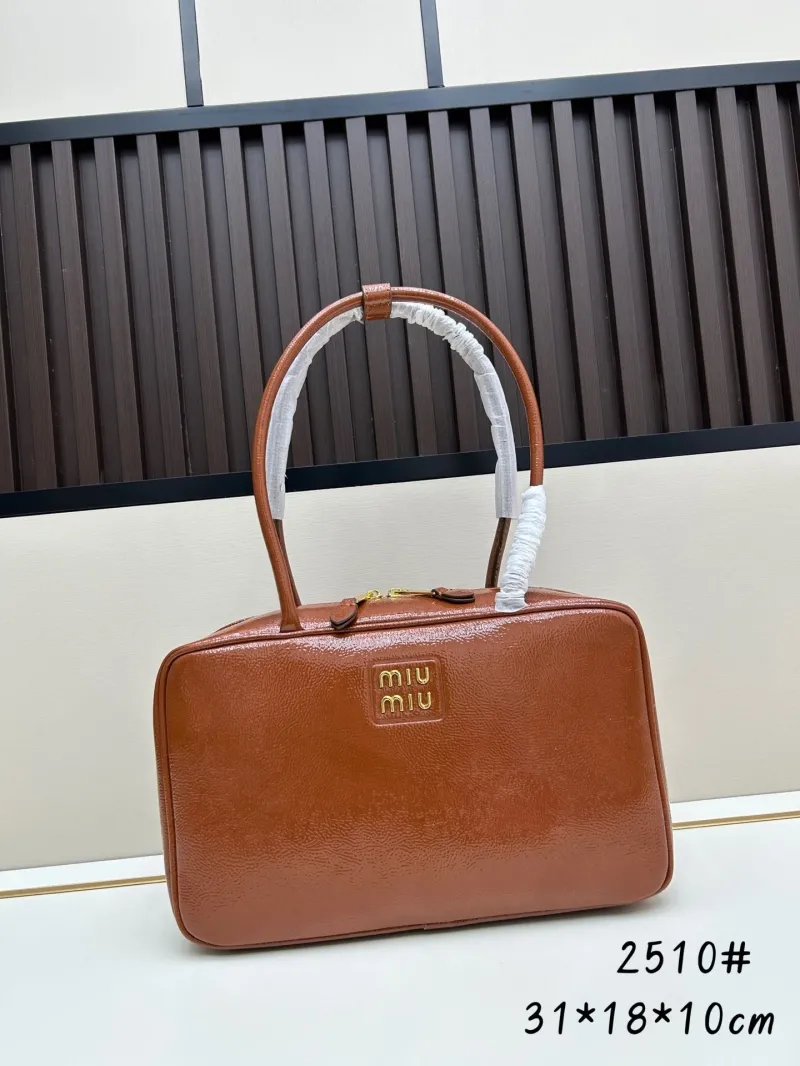 Miu Miu Brown Top Handle Bag 2510