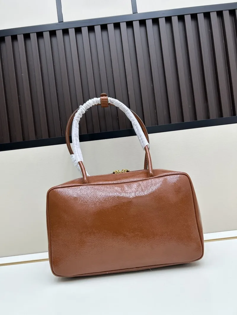Alternative view of Miu Miu Brown Top Handle Bag 2510