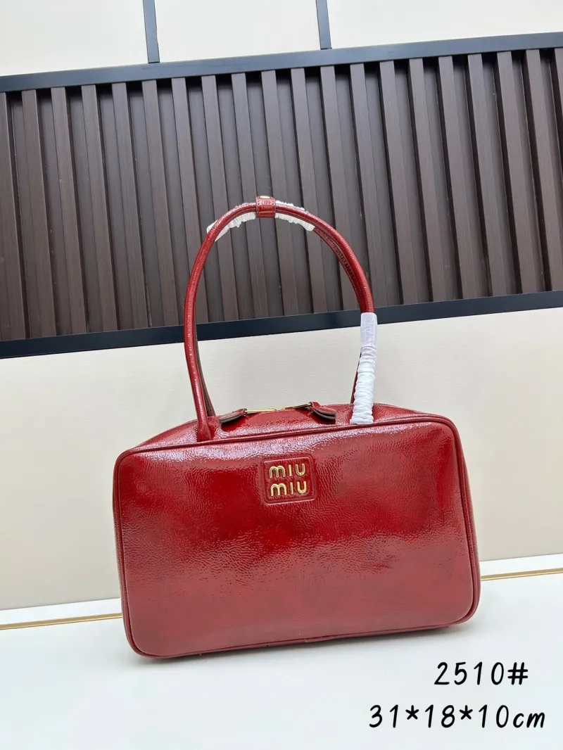 MIU MIU Red Top Handle Bag 2510