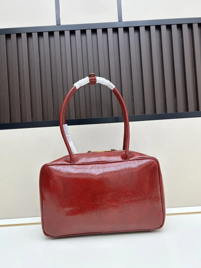Alternative view of MIU MIU Red Top Handle Bag 2510