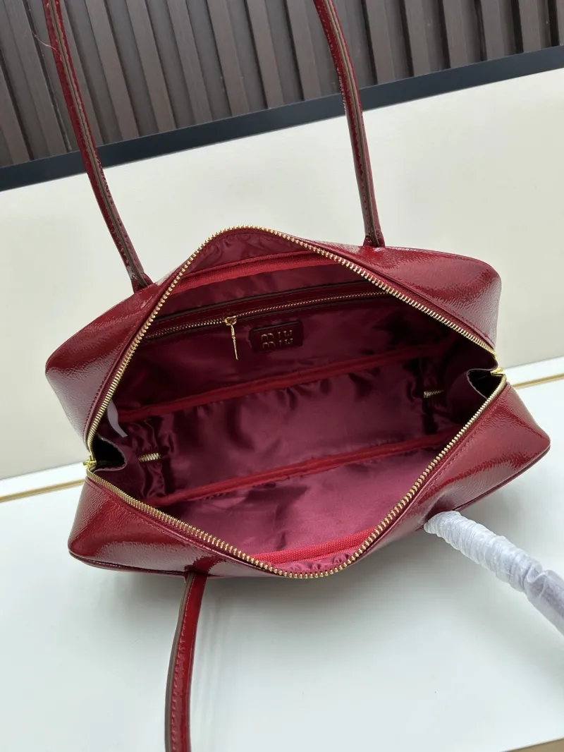 MIU MIU Red Top Handle Bag 2510 - Image 7