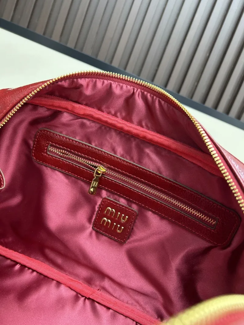MIU MIU Red Top Handle Bag 2510 - Image 8