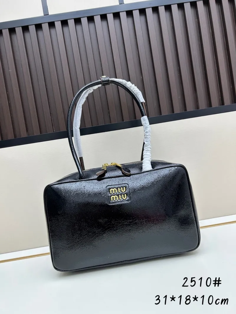 MIU MIU Black Top Handle Bag 2510