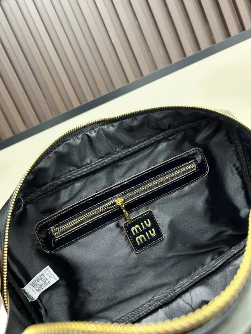 MIU MIU Black Top Handle Bag 2510 - Image 8