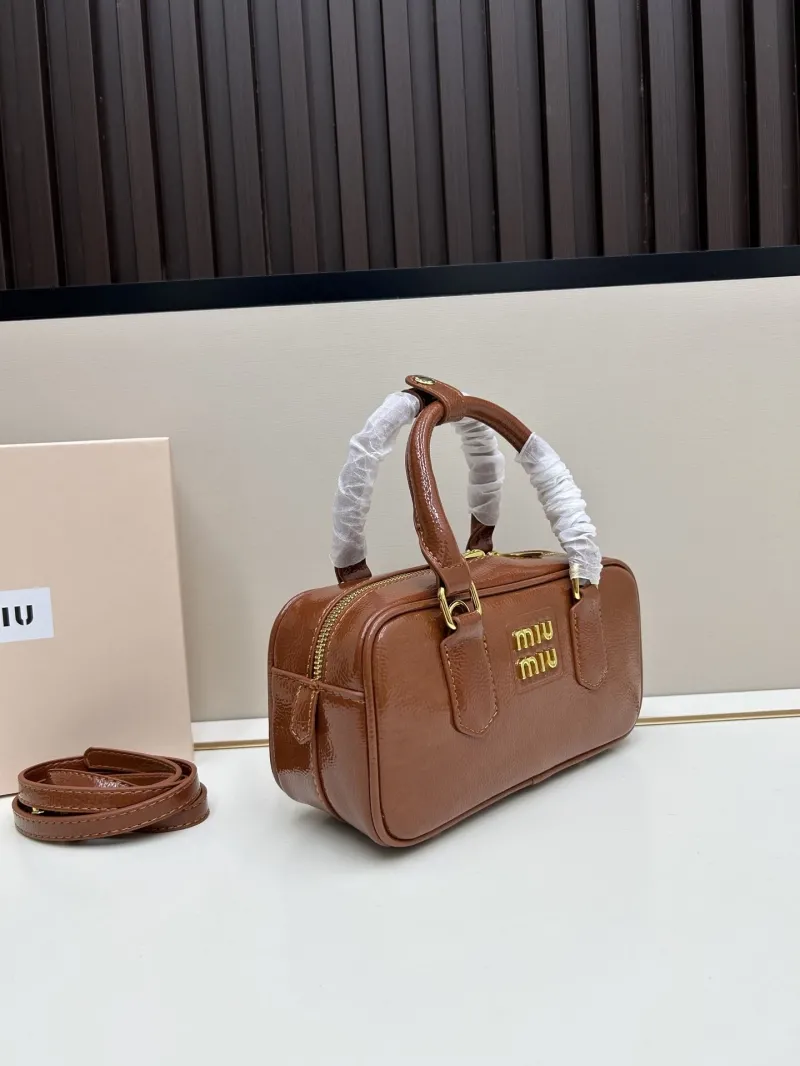 Alternative view of Miu Miu Brown Top Handle Bag 2512