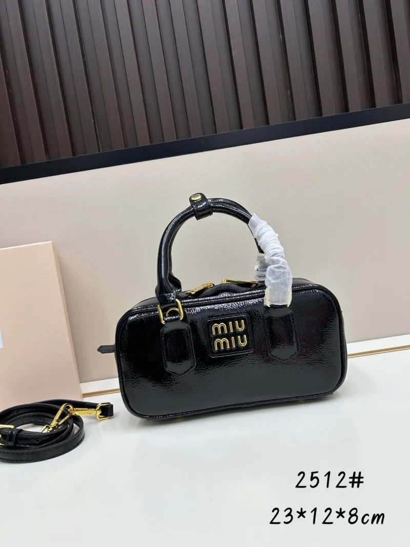 Miu Miu Black Top Handle Bag 2512