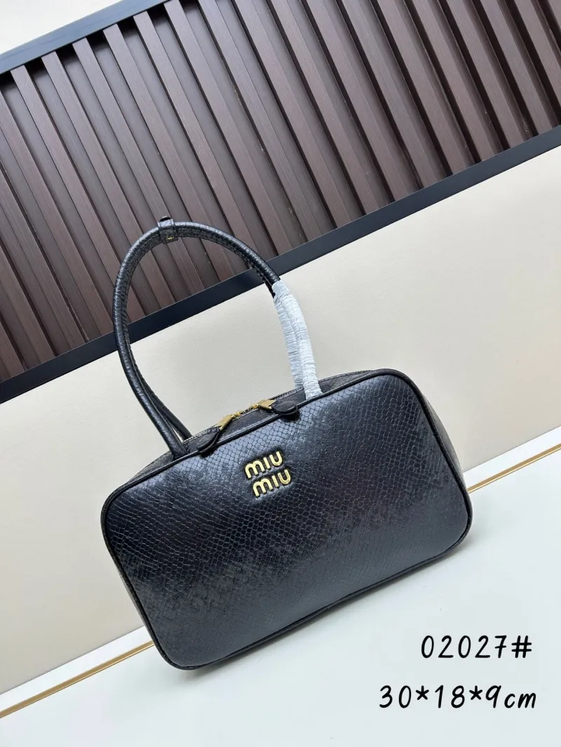 Miu Miu Black Top Handle Bag 02027