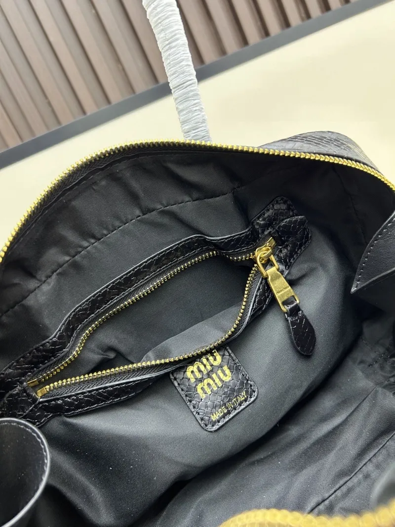 Miu Miu Black Top Handle Bag 02027 - Image 8