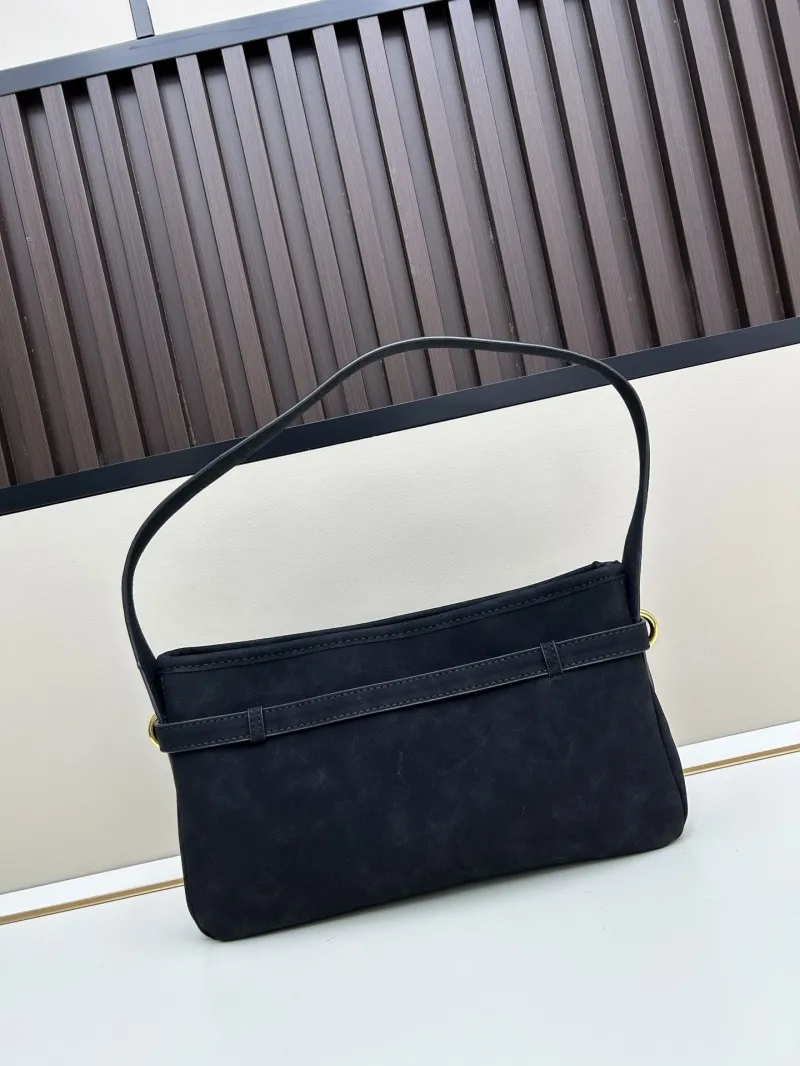 MIU MIU Black Suede Shoulder Bag 2505 - Image 3