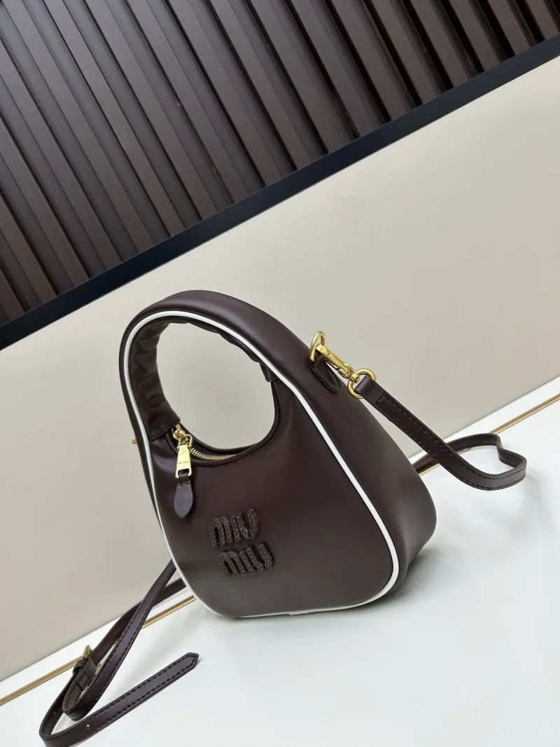 Alternative view of MIU MIU Brown Top Handle Crossbody Bag 02026