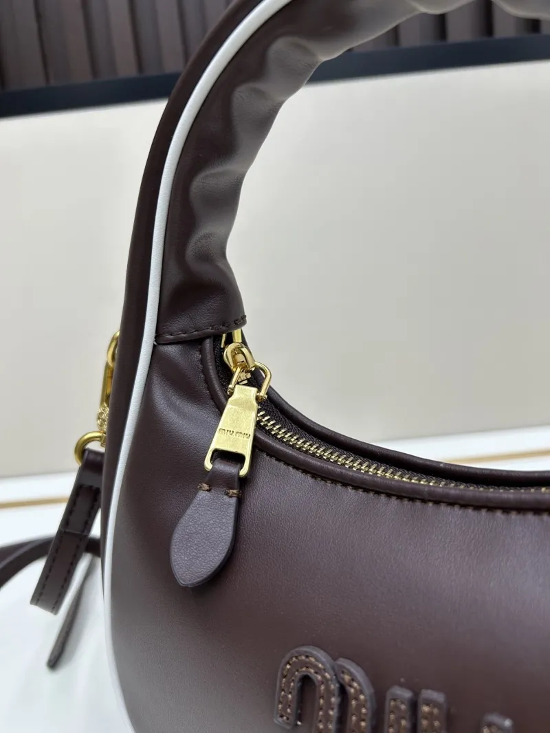 MIU MIU Brown Top Handle Crossbody Bag 02026 - Image 6