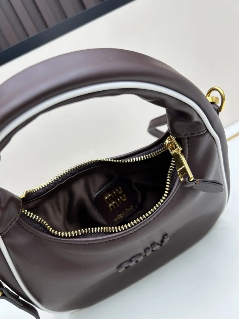 MIU MIU Brown Top Handle Crossbody Bag 02026 - Image 7