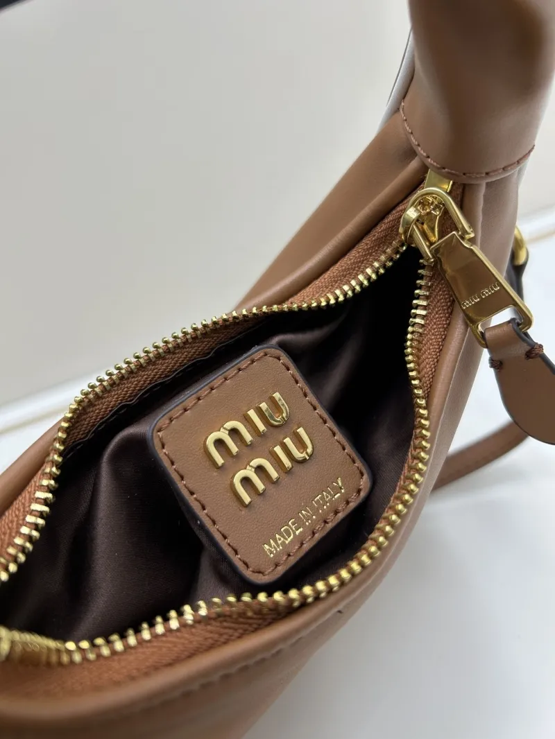 MIU MIU Brown Top Handle Crossbody Bag 02026 - Image 8
