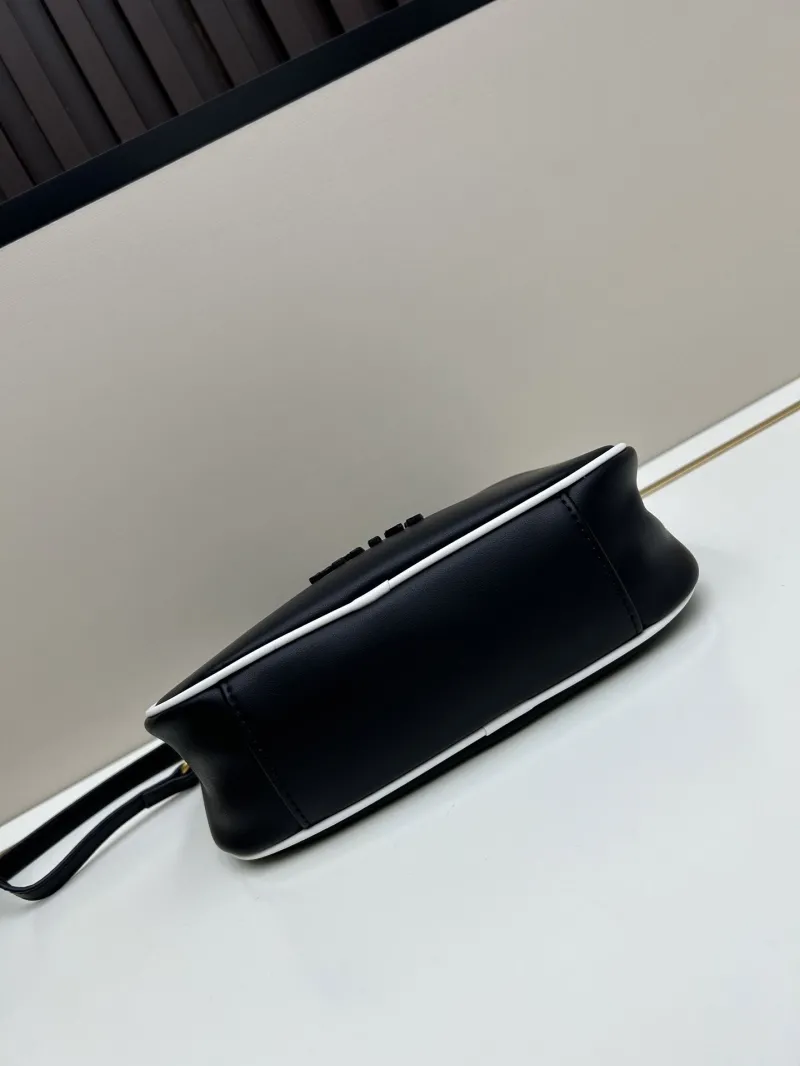 MIU MIU Black Top Handle Crossbody Bag 02026 - Image 5