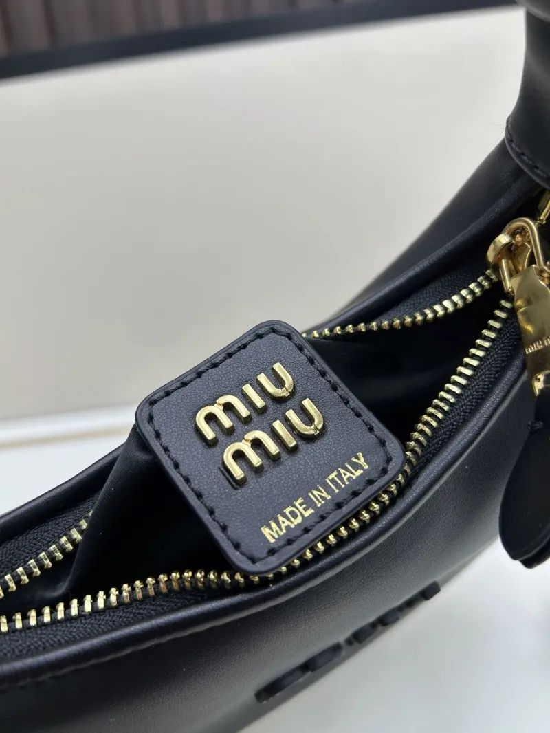 MIU MIU Black Top Handle Crossbody Bag 02026 - Image 8