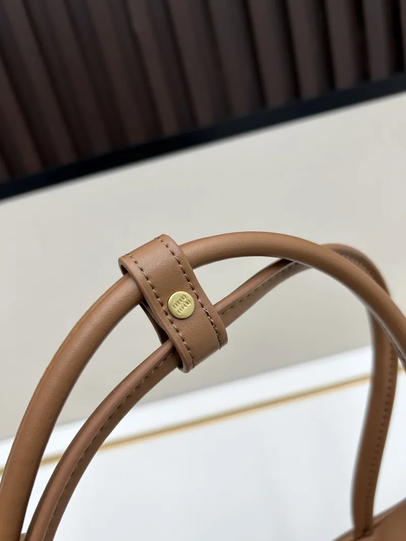 MIU MIU Brown Top Handle Bag 07047 - Image 6