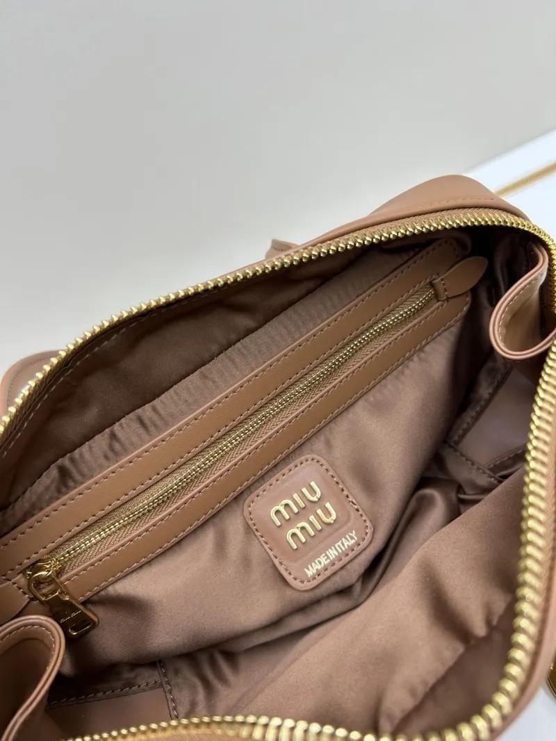 MIU MIU Brown Top Handle Bag 07047 - Image 8