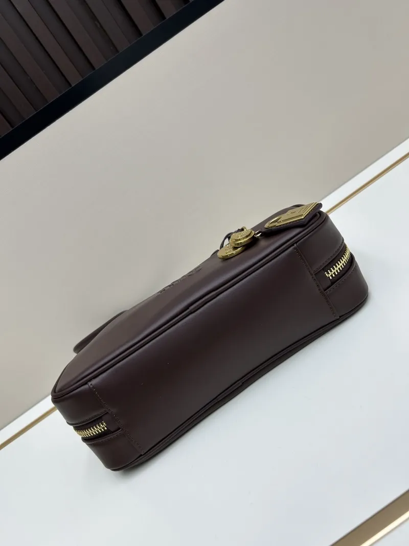 MIU MIU Dark Brown Top Handle Shoulder Bag 07047 - Image 5